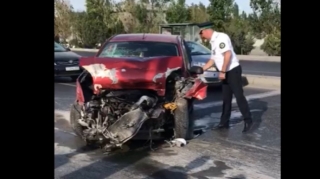 Gömrük Akademiyasının önündə daha bir AĞIR QƏZA:  yaralılar var - VİDEO 