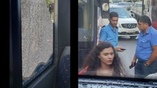Bakıda sərnişin avtobusları toqquşub - FOTO - VİDEO 