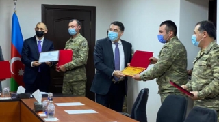 DANX-da döyüşlərdə iştirak edən nəqliyyatçılarla görüş keçirildi - VİDEO