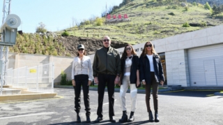 Prezident və xanımı “Şuşa” yarımstansiyasının açılışında iştirak ediblər - FOTO