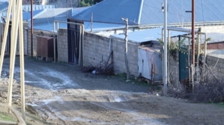 Şamaxının şəhid adına yaraşmayan palçıqlı küçələri - VİDEO 