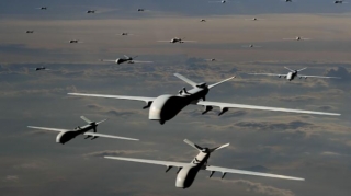 Şəhər prokurorluğuna dronlarla hücum edilib 