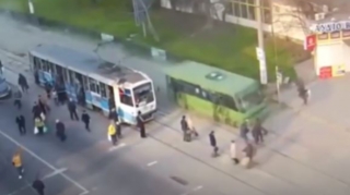 Sərnişinlər kütləvi ölümdən son anda belə xilas oldu  - VİDEO