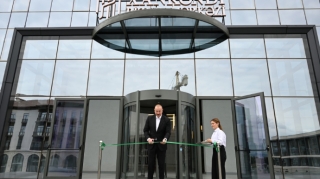 İlham Əliyev “Xankəndi” Biznes Mərkəzinin açılışını etdi - FOTOLAR 