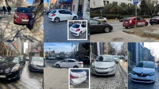 Səkilərdə xaotik parklanma: Paytaxtda 10-dan çox avtomobil qayda pozdu – FOTO 