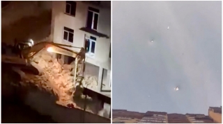 Binəqədidə gecələr tikinti aparan şirkət sakinin avtomobilinə ziyan vurdu   - VİDEO