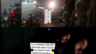Binəqədidə dəhşətli qəza:  Gənc baykerin orqanları yola dağıldı   - VİDEO