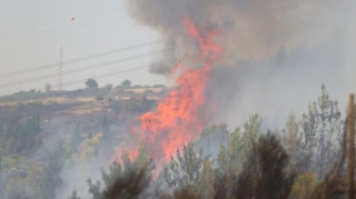 Gədəbəydə dağlıq ərazidə yanğın - VİDEO 
