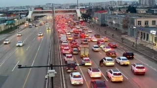 Bakının bu yollarında tıxac var - SİYAHI 