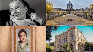 Fransızları qabaqlayan azərbaycanlı qadın - FOTOLAR