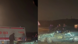 Серьезное ДТП на дороге Балаханы - Бинагади, есть пострадавшие - ВИДЕО