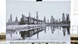 Dəmiryol Muzeyində “Qara qızılın saldığı dəmir yollar” sərgisi açıldı – FOTOLAR 