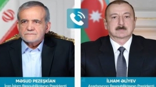 Məsud Pezeşkian Prezident İlham Əliyevə zəng edib 
