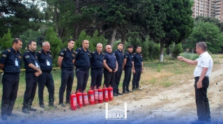 BBAK əməkdaşları yanğın təhlükəsizliyi ilə bağlı təlimlərə cəlb edildi - FOTO - VİDEO 