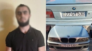 Narkotikin təsirində olan "BMW" sürücüsü saxlanıldı - VİDEO