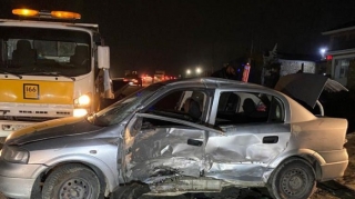 Abşeronda yol qəzası zamanı  4 nəfər xəsarət alıb  - FOTO