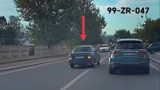 Şamaxıda insanlara qorxulu anlar yaşadan sürücü SAXLANILDI  - VİDEO
