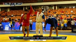 Azərbaycanlı idmançı erməni rəqibini məğlub edərək çempion oldu  - VİDEO