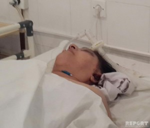 Avtomobil 59 yaşlı qadını vuraraq ağır xəsarət yetirib - FOTO