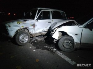Qaxda yol qəzası baş verib, xəsarət alan var 