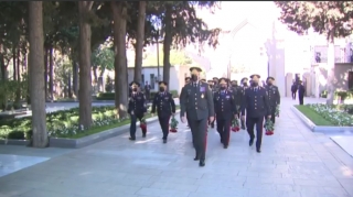 DİN nümayəndələri Fəxri xiyabanda olublar  - VİDEO