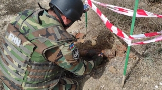 Pirallahıda top mərmisi TAPILDI - FOTO - VİDEO 