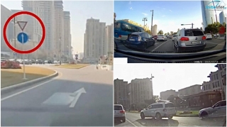 Bu küçədə nişan dəyişib, amma sürücülər hələ də qayda pozurlar - DİQQƏTLİ OLUN!  Kamera çəkir..  - VİDEO