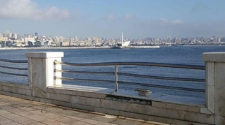 Bulvarda çökmə olub - FOTO 