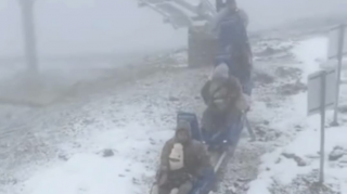 Tufandağa istirahətə gedənlər dağ kosteri xəttində qaldı; heç kim kömək etmədi - VİDEO 