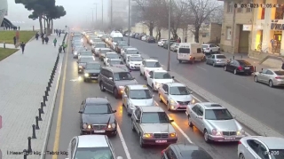 Paytaxtda bu yollarda sıxlıq var   - FOTO