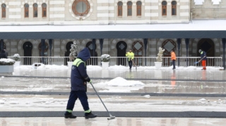 ADY hava şəraiti ilə əlaqədar təhlükəsizlik tədbirlərini gücləndirdi - FOTO