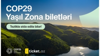 COP29 Yaşıl Zona üzrə biletlərin verilmə tarixi açıqlanıb 