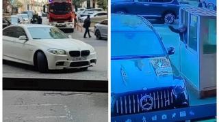 Bakıda mühafizəçinin şlaqbaum "oyunu" - Sakinlərin haqlı narazılığı   - VİDEO