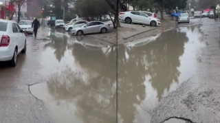 "Memar Əcəmi" metrosunun çıxışında ACINACAQLI YOL  - VİDEO