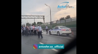 Şeytana uyaraq polis maşınını oğurladı  - VİDEO