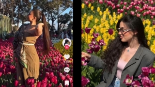 Bulvarda gülləri əzənlər məşhur blogerlər imiş - ADLAR - FOTOLAR 