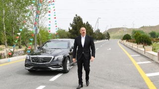 Hacıqabul-Muğan  avtomobil yolu yenidənqurmadan sonra istifadəyə verilib  - FOTO - YENİLƏNİB