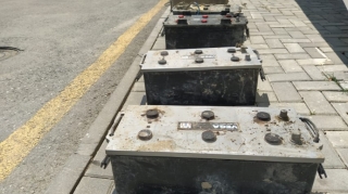 Polis "Kamaz"dan akkumulyator oğrularını saxlayıb  - FOTO