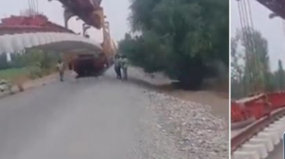 Ağdama yeni dəmiryolu xətti çəkilir - VİDEO 