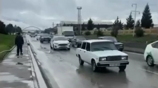 Sulutəpə-Hökməli yolu təmizləndi, hərəkət bərpa olundu - VİDEO 