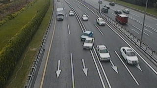 Bakıda aeroport yolunda zəncirvari qəza olub - VİDEO 