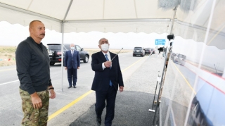 Prezident Suqovuşana və Talış kəndinə gedən avtomobil yollarının açılışını edib