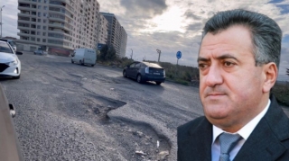 Abdin Fərzəliyevin korteji qəzalı yoldan keçdi, sakinlər sevindi – TƏFƏRRÜAT - VİDEO 