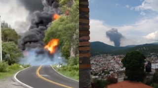 Meksikada yanacaq daşıyan maşın partlayıb, azı səkkiz nəfər həlak olub - VİDEO 