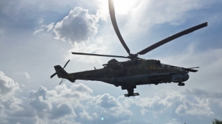 Rusiya helikopteri Suriyada qəzaya uğrayıb, ölən var 