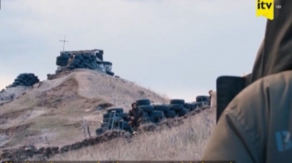 İTV-nin çəkiliş qrupu postda duran erməni hərbçilərini susdurdu - VİDEO 