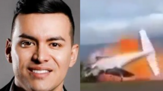 Məşhur müğənninin həyatına son qoyan təyyarə qəzasının VİDEOsu 