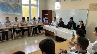 Zəngilan polisi Bakıda narkomaniya əleyhinə maarifləndirmə tədbiri keçirib  - FOTO