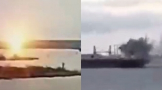 Rusiya Ukraynada Banqladeş gəmisini vurdu - VİDEO 