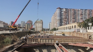 Bakı metrosunun yeni stansiyasının inşasının ikinci mərhələsi yekunlaşır 